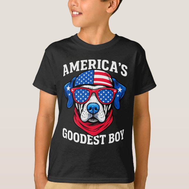 America’s Goodest Boy Dog T-Shirt (Front)