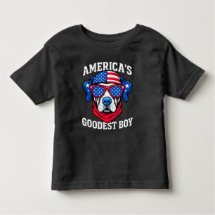America’s Goodest Boy Dog Toddler T-Shirt
