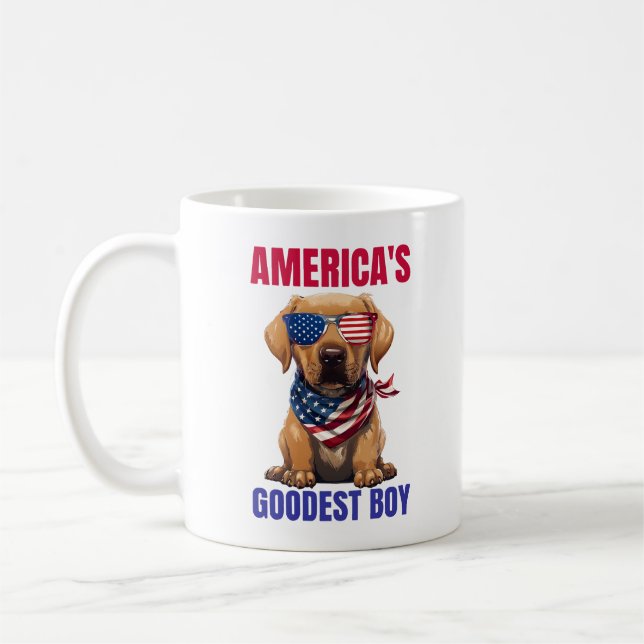 America’s Goodest Labrador Coffee Mug (Left)