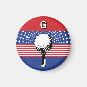 America’s Patriotic Golf Design Magnet