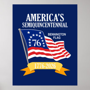 America Semiquincentennial 1776-2026 USA 250 Poster