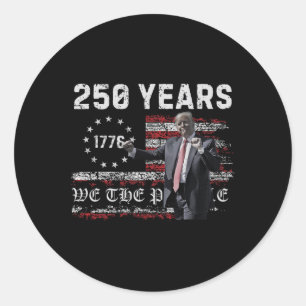 America Semiquincentennial July 4 2026 250 Years O Classic Round Sticker