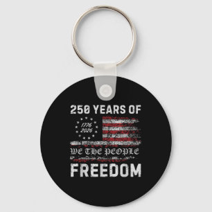 America Semiquincentennial July 4 2026 250 Years O Key Ring