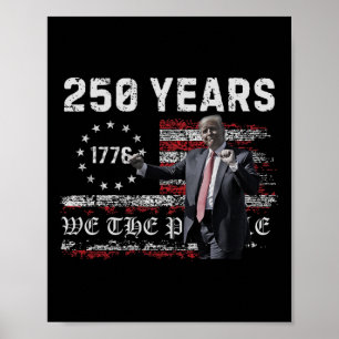 America Semiquincentennial July 4 2026 250 Years O Poster