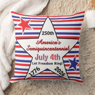 America Semiquincentennial Star Stripes Cushion