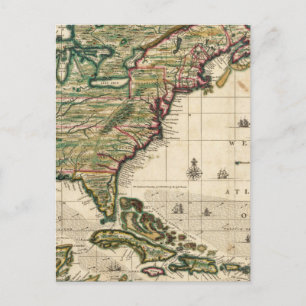 America Septentrionalis Postcard