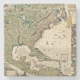America Septentrionalis Stone Coaster