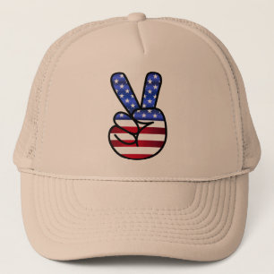 America sign V as victory cap