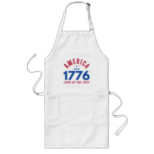AMERICA SINCE 1776 LAND OF THE FREE  LONG APRON
