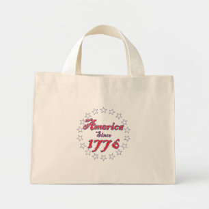 America-since 1776 mini tote bag