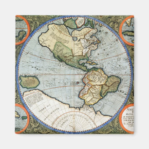America Sive India Nova Magnet