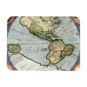 America Sive India Nova Magnet