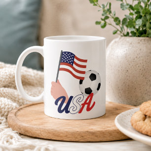 America Soccer Pride  Coffee Mug