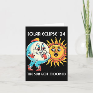America Solar Eclipse 2024 4.08.24 The Sun Got Moo Card
