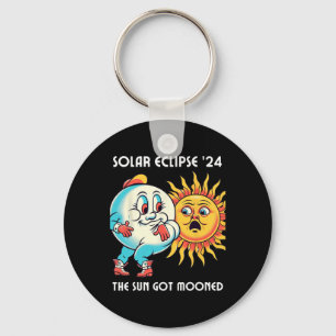 America Solar Eclipse 2024 4.08.24 The Sun Got Moo Key Ring