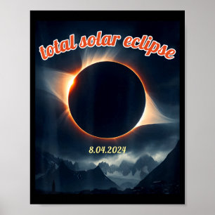 America solar eclipse texas 4.8.24 total solarAmer Poster
