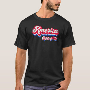 America Spirit Of '76 Fourth Usa Patriotic Pride   T-Shirt