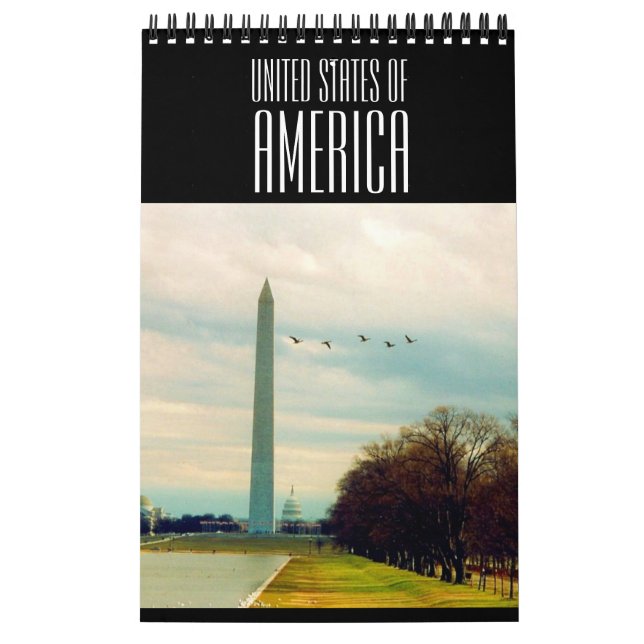 america states calendar (Cover)