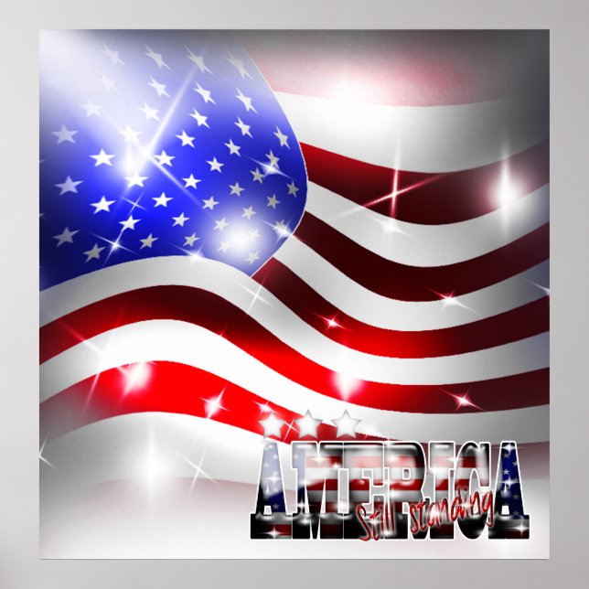 America Still Standing 9/11 Commemorative Poster (Front)