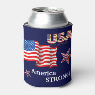 America Strong Can Cooler