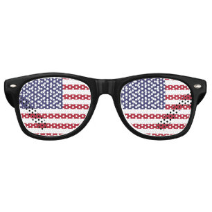 America Sunglasses, Party Shades, American flag Retro Sunglasses