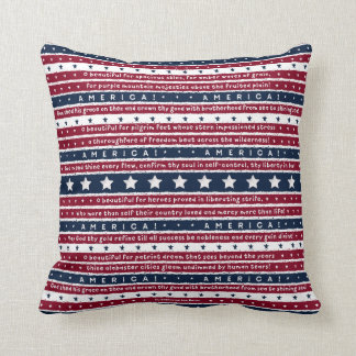 America the Beautiful Cushion