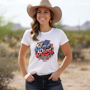 America the Beautiful Retro Font T-Shirt