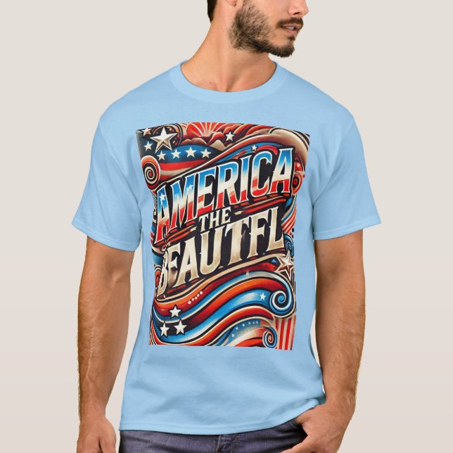 America the Beautiful T-Shirt (Front)