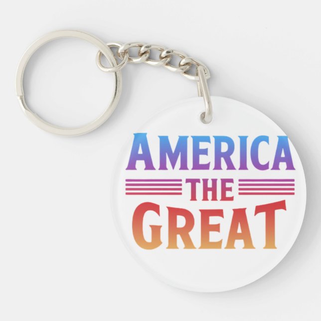 America the Great Key Ring (Front)