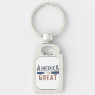 America the Great - Rectangle Keychain