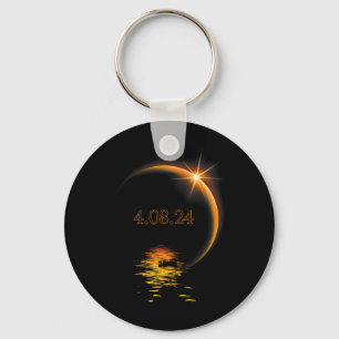 America Totality 04 08 24 Total Solar Eclipse 2024 Key Ring