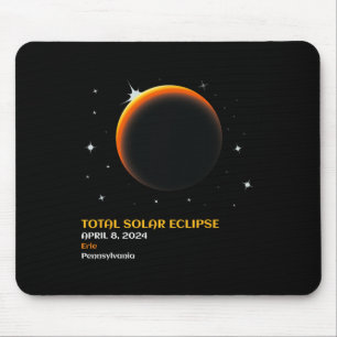 America Totality 04 08 24 Total Solar Eclipse 2024 Mouse Pad