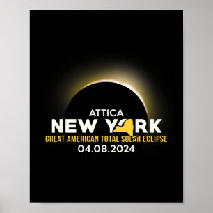 America Totality 04 08 24 Total Solar Eclipse 2024 Poster