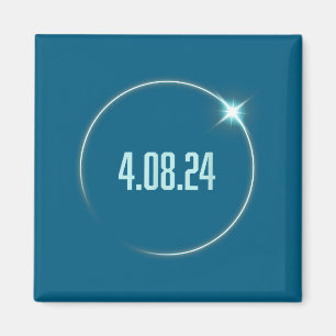 America Totality Funny 4.08.24 Total Solar Eclipse Magnet