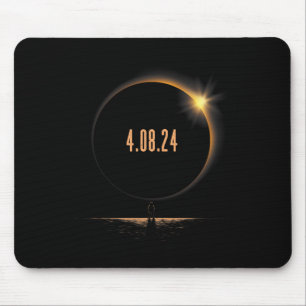America Totality Spring 4.08.24 Total Solar Eclips Mouse Pad
