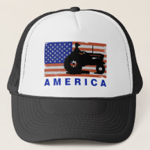 AMERICA -Tractor FLAG-B