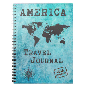 America Travel Journal Vacation Trip Planner