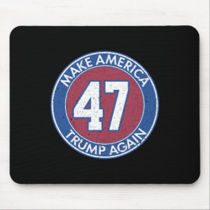 America Trump Again 47 Mouse Pad