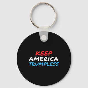 America Trumpless Funny Anti-trump Apparel Key Ring