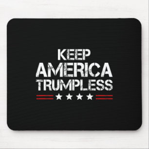 America Trumpless - Funny Anti Trump Mens & Wo Mouse Pad
