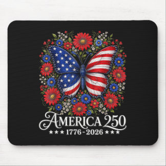 America US Flag 250 1776 2026 250th Anniversary 4t Mouse Pad