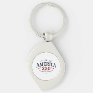 America USA 250th, 250 Years of Freedom Key Ring