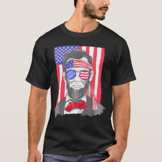 America Usa Abe Lincoln 4Th Of July Men Boys     T-Shirt