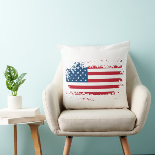 America usa flag cushion