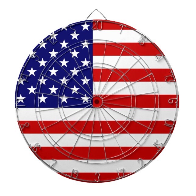 America, USA flag Dartboard (Front)