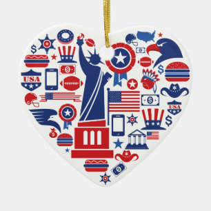 America USA Ornament - SRF