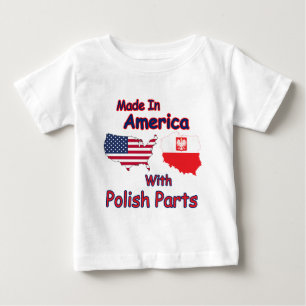 America With Polish Parts Baby T-Shirt