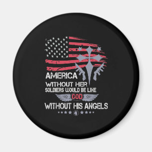 America Without Her Soldiers Magnet