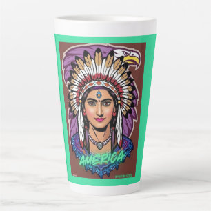 America Women  Latte Mug