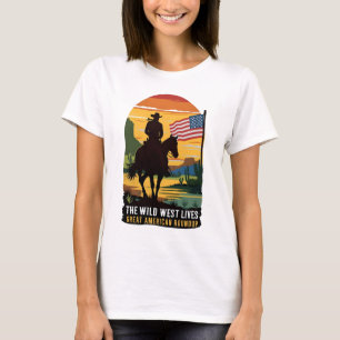 america womens shirts american woman shirt,COWGIRL